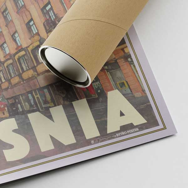 Sarajevo Affisch Bosnien