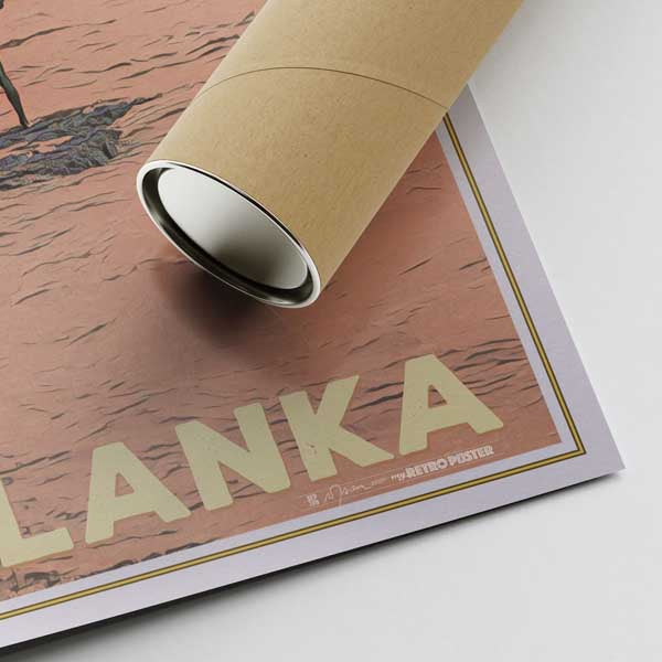 Our posters are printed on museum quality EMA paper with matte finish and shipped in carton tubes for maximum protection