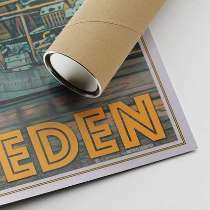 Stockholm Poster Gamla Riggen