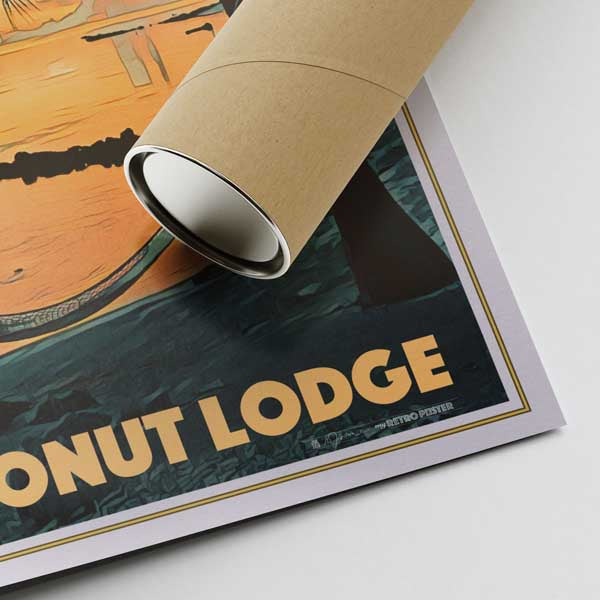 Our posters are printed on museum quality EMA paper with matte finish and shipped in carton tubes for maximum protection