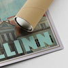 Our posters are printed on museum quality EMA paper with matte finish and shipped in carton tubes for maximum protection