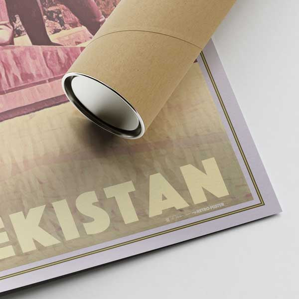 Tashkent-affisch Jordbävning