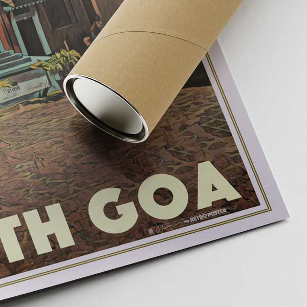 Our posters are printed on museum quality EMA paper with matte finish and shipped in carton tubes for maximum protection