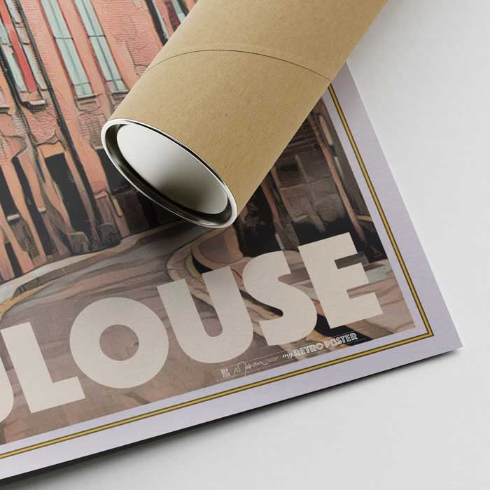 Poster di Tolosa Città Rosa