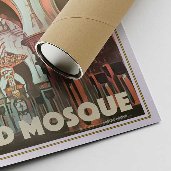 Our posters are printed on museum quality EMA paper with matte finish and shipped in carton tubes for maximum protection
