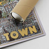 Our posters are printed on museum quality EMA paper with matte finish and shipped in carton tubes for maximum protection