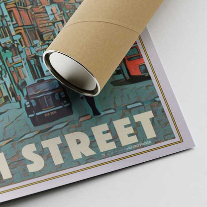 Our posters are printed on museum quality EMA paper with matte finish and shipped in carton tubes for maximum protection