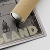 Our posters are printed on museum quality EMA paper with matte finish and shipped in carton tubes for maximum protection