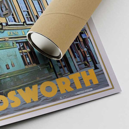 Our posters are printed on museum quality EMA paper with matte finish and shipped in carton tubes for maximum protection