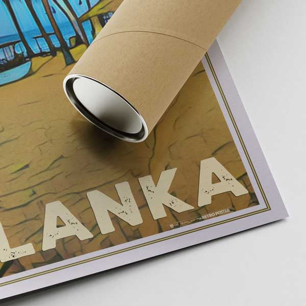 Our posters are printed on museum quality EMA paper with matte finish and shipped in carton tubes for maximum protection