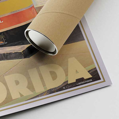 Our posters are printed on museum quality EMA paper with matte finish and shipped in carton tubes for maximum protection