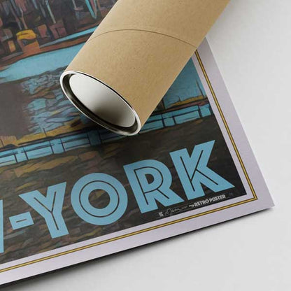 Our posters are printed on museum quality EMA paper with matte finish and shipped in carton tubes for maximum protection