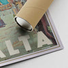 Our posters are printed on museum quality EMA paper with matte finish and shipped in carton tubes for maximum protection