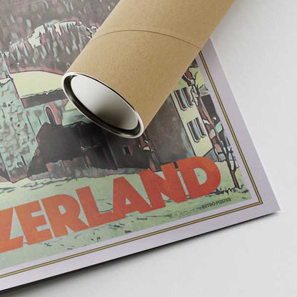 Póster de la Iglesia de Verbier