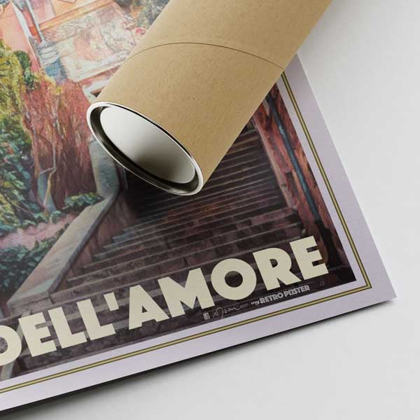 Our posters are printed on museum quality EMA paper with matte finish and shipped in carton tubes for maximum protection