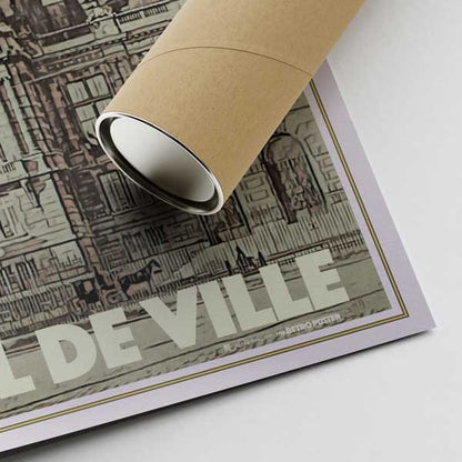 Our posters are printed on museum quality EMA paper with matte finish and shipped in carton tubes for maximum protection