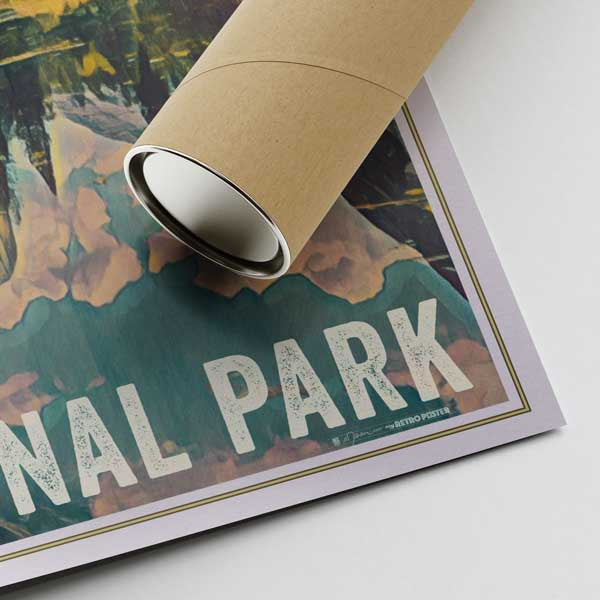Poster printed on high quality EMA paper and shipped in a carton tube