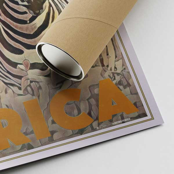 Zebra's Kenia Poster