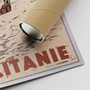 Our posters are printed on museum quality EMA paper with matte finish and shipped in carton tubes for maximum protection