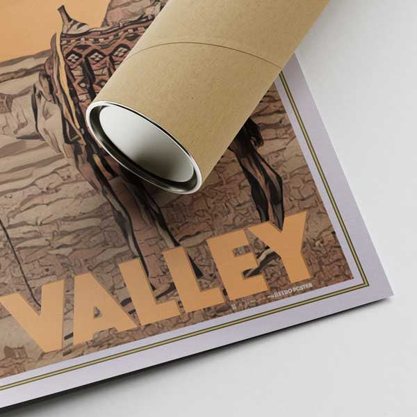 Our posters are printed on museum quality EMA paper with matte finish and shipped in carton tubes for maximum protection