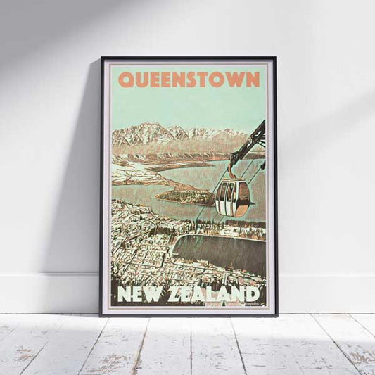 Affiche Queenstown encadrée | Édition originale par Alecse™