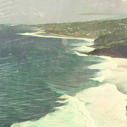 Details of the poster / Close-up view | Please note that all our Art Prints have an half tone render to mimic the old posters printing process where colors were rendered by the juxtaposition of dots of different colors and sizes | Those art prints are not photos and are not supposed to be crisp | All blurs and vintage effects are intended by the artist