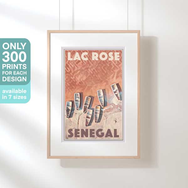 Lake Retba (Lac Rose) poster by Alecse | Limited Edition 300