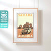 SAHARA SAFARI ALGERIA POSTER | Limited Edition | Original Design by Alecse™ | Vintage Travel Poster Series