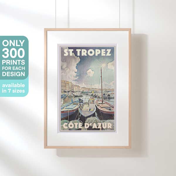 St Tropez poster by Alecse, limited to 300ex
