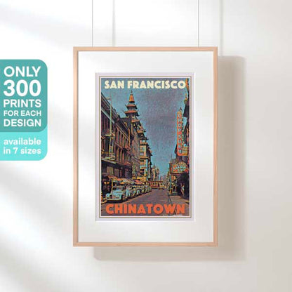 SHANGHAI LOW SAN FRANCISCO POSTER | Limited Edition | Original Design by Alecse™ | Vintage Travel Poster Series