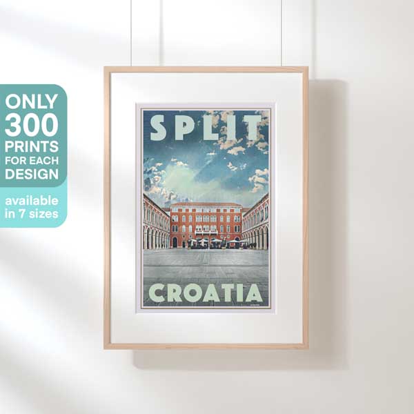 Split poster, limited edition by Alecse, 300ex