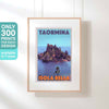 TAORMINA ISOLA BELLA POSTER | Limited Edition | Original Design by Alecse™ | Vintage Travel Poster Series