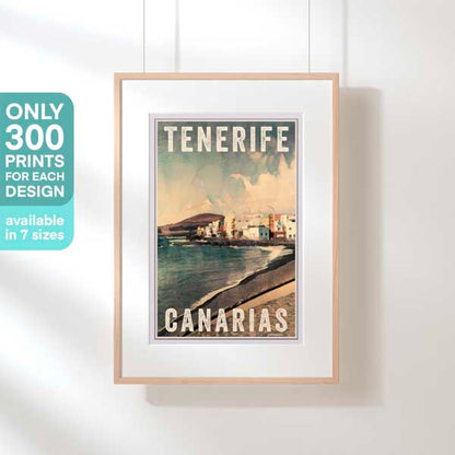 TENERIFE COAST POSTER | Limited Edition | Original Design by Alecse™ | Vintage Travel Poster Series