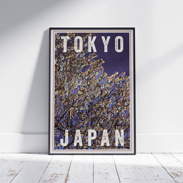 Tokyo poster Sakura by Alecse | Japandi Decoration