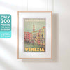 VENEZIA CANAL GRANDE POSTER | Limited Edition | Original Design by Alecse™ | Vintage Travel Poster Series