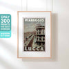 VIARREGIO LUCCA POSTER | Limited Edition | Original Design by Alecse™ | Vintage Travel Poster Series