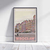 Framed WROCLAW POLAND POSTER | Limited Edition | Original Design by Alecse™ | Vintage Travel Poster Series