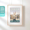 ZURICH SWITZERLAND POSTER | Limited Edition | Original Design by Alecse™ | Vintage Travel Poster Series