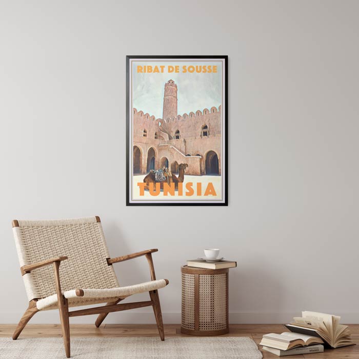 Tunisia Travel Poster by Alecse | 300ex only