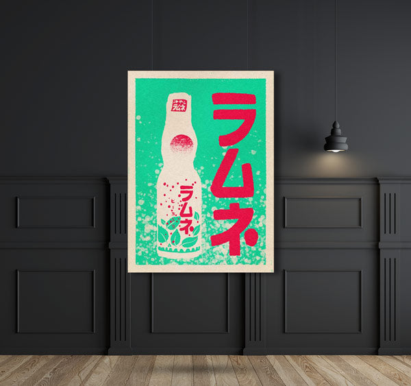 라무네 레모네이드 민트 포스터