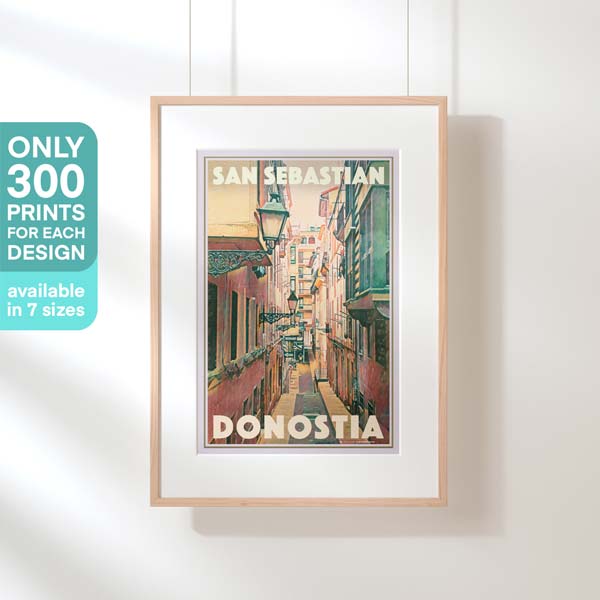 Affiche Donostia Saint-Sébastien, édition limitée 300ex