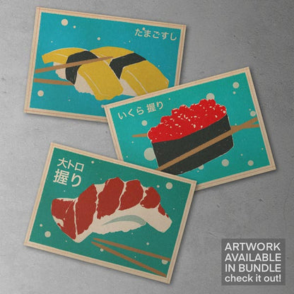 Affiche de Sushi Otoro Nigiri