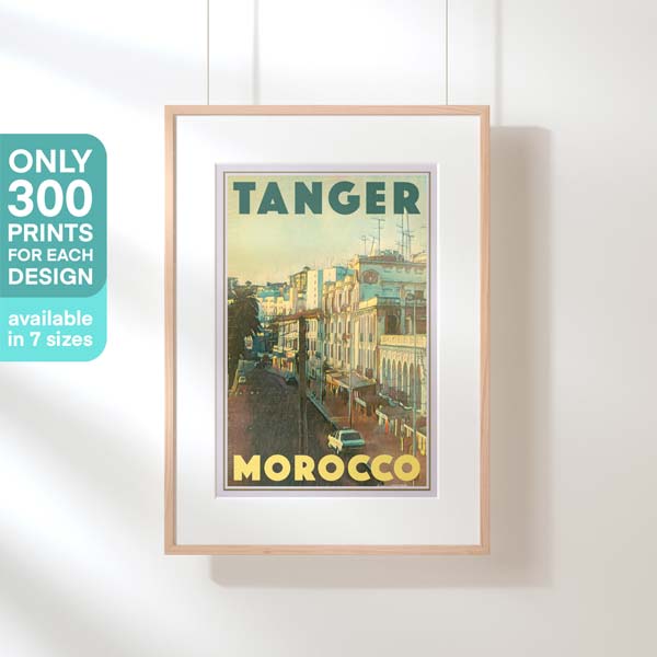 Poster of Tanger Morocco by Alecse, limited edition, 300ex