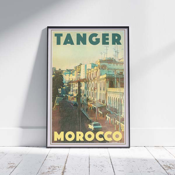 Affiche Tanger par Alecse, Morocco Travel Poster, édition limitée