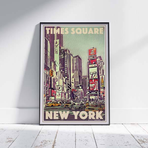 Affiche Times Square New York par Alecse, édition limitée
