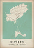 EIVISSA MAP POSTER