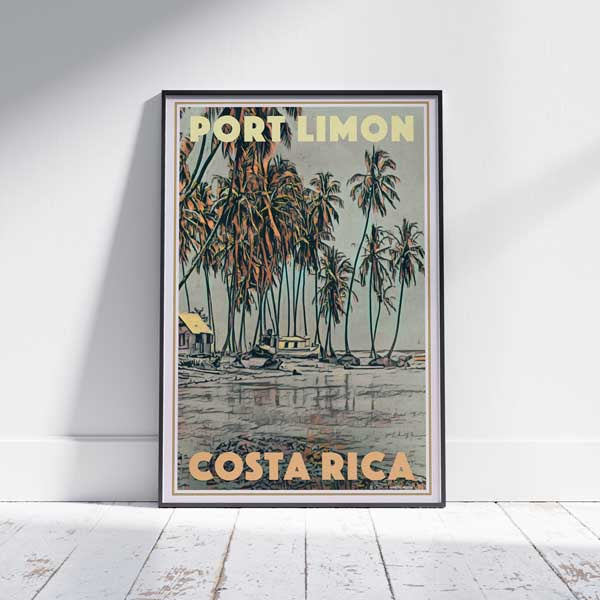 Poster of Port Limon | Costa Rica Gallery Wall Print of Port Limon by Alecse