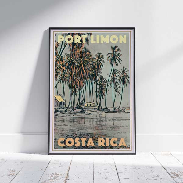 Affiche de Port Limon | Impression murale de la galerie Costa Rica de Port Limon par Alecse