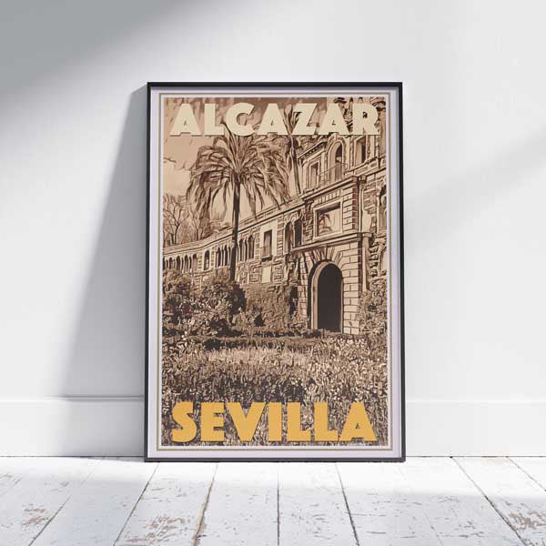 Alcazar poster Sevilla by Alecse | Limited Edition