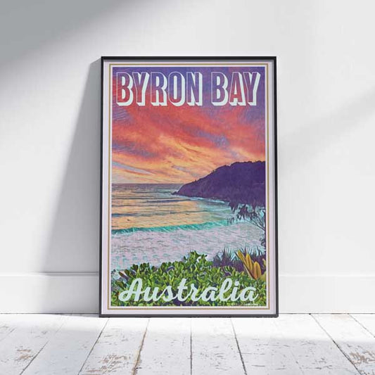 Affiche Byron Bay par Alecse | Affiche de voyage en Australie